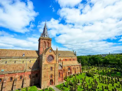 St Magnus Cathedral, Kirkwall, Orkney, Scotland.