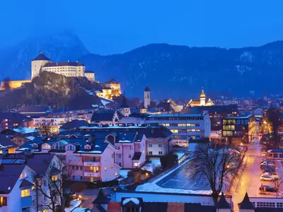 Castle Kufstein in Austria - architecture and travel background