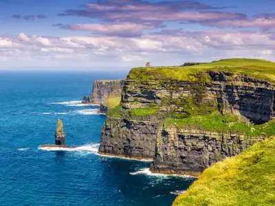 Cliffs of Moher Klippen Irland Reise Meer Tourismus Natur Ozean Atlantik