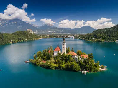 Church of the Assumption, Bled, Slovenia