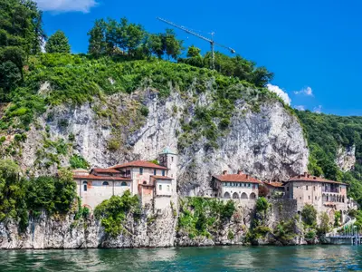 Santa Caterina, a monastery on Lake Maggiore, Italy.