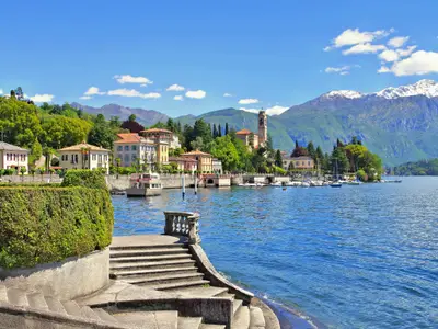 Tremezzo am Comer See in Italien - Tremezzo, Lake Como, Lombardy in Italy