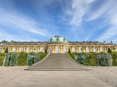 Palace Sanssouci in Potsdam, Germany