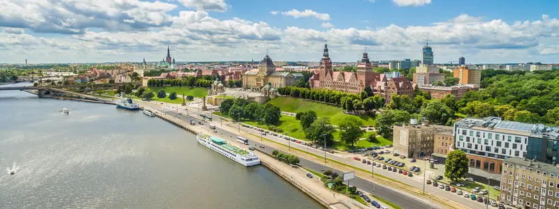Panorama von Stettin, Polen