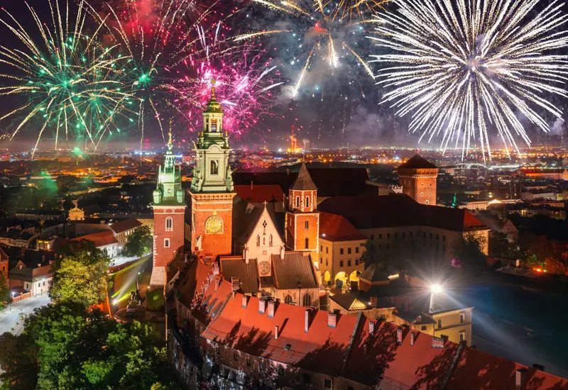 Silvester in Krakau