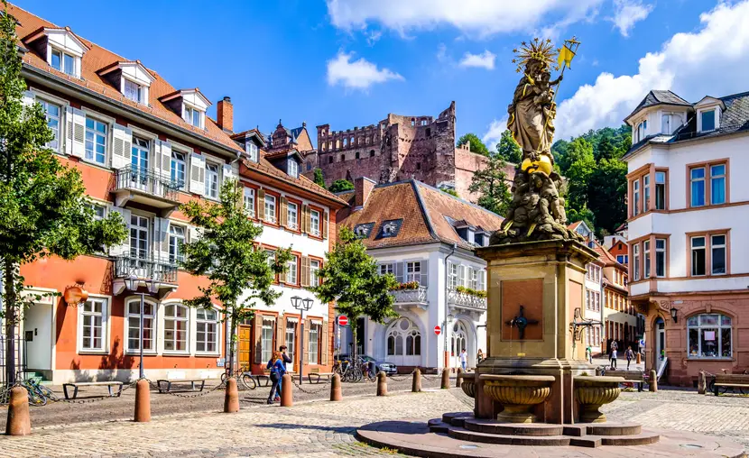 famous old town of heidelberg in germany